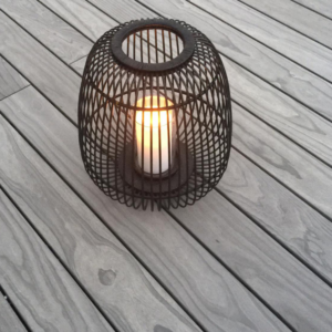 Accoya® Color Grey Terrassendielen, A1, seitlich genutet schnelle lieferung