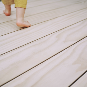 Accoya® Terrassendielen, A1, seitlich genutet Natur Holz