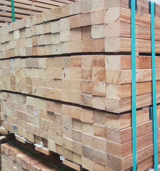 Angelim Pedra Konstruktionsholz, 4-seitig gehobelt Natur Holz