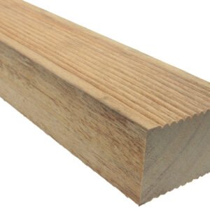 Bangkirai Konstruktionsholz, 45×70 mm, AD, 2-seitig fein geriffelt