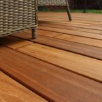 Bangkirai Terrassendielen, 25×145 mm, KD, glatt/glatt, *Standard*