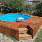 Bangkirai Terrassendielen, 25×145 mm, KD, grob/fein T7, *Standard*