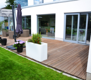 165x Cumaru Terrassendielen, 21×90 mm, KD, glatt/glatt 3350mm (553 lfm)