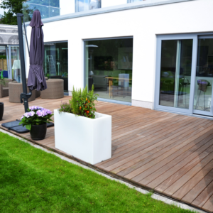 Cumaru Terrassendielen, 21×90 mm, KD, glatt/glatt