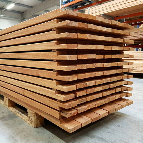 Cupiuba Konstruktionsholz, 4-seitig gehobelt, mit Wechselfalz direkt bestellen