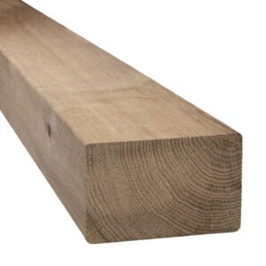 Eiche Konstruktionsholz, 45×70 mm, KD, allseitig glatt gehobelt *Rustikal*, Kanten scharfkantig