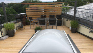 210x Eiche Terrassendielen, 23×140 mm KD, glatt/egalisiert *Exklusiv* 1700mm (357 lfm)