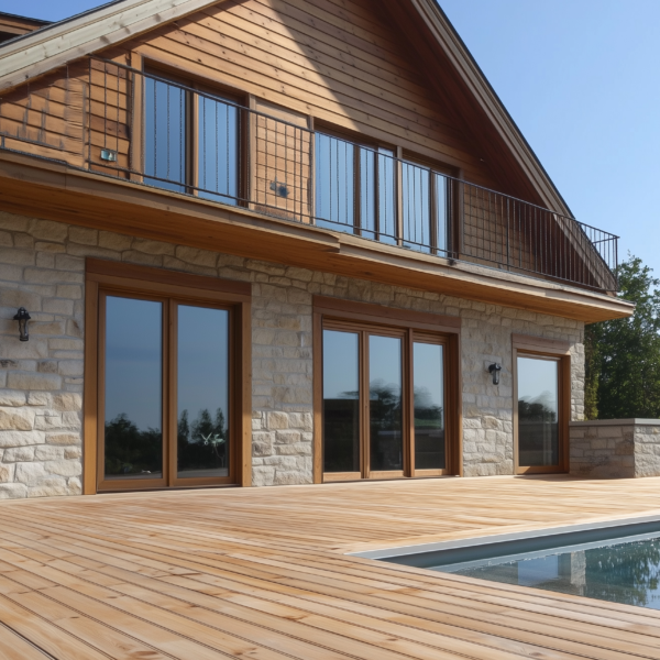 Europäische Lärche Terrassendielen Natur Holz