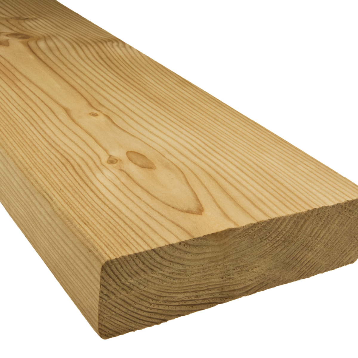 Europäische Lärche Terrassendielen, 45×143 mm, KD, glatt/glatt