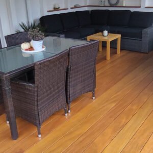 Garapa Terrassendielen Naturholz