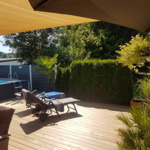 Garapa Terrassendielen schnelle lieferung