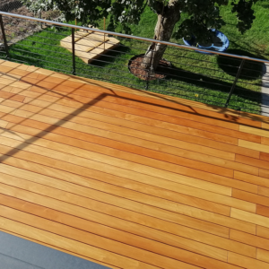 Garapa Terrassendielen Holz Qualität
