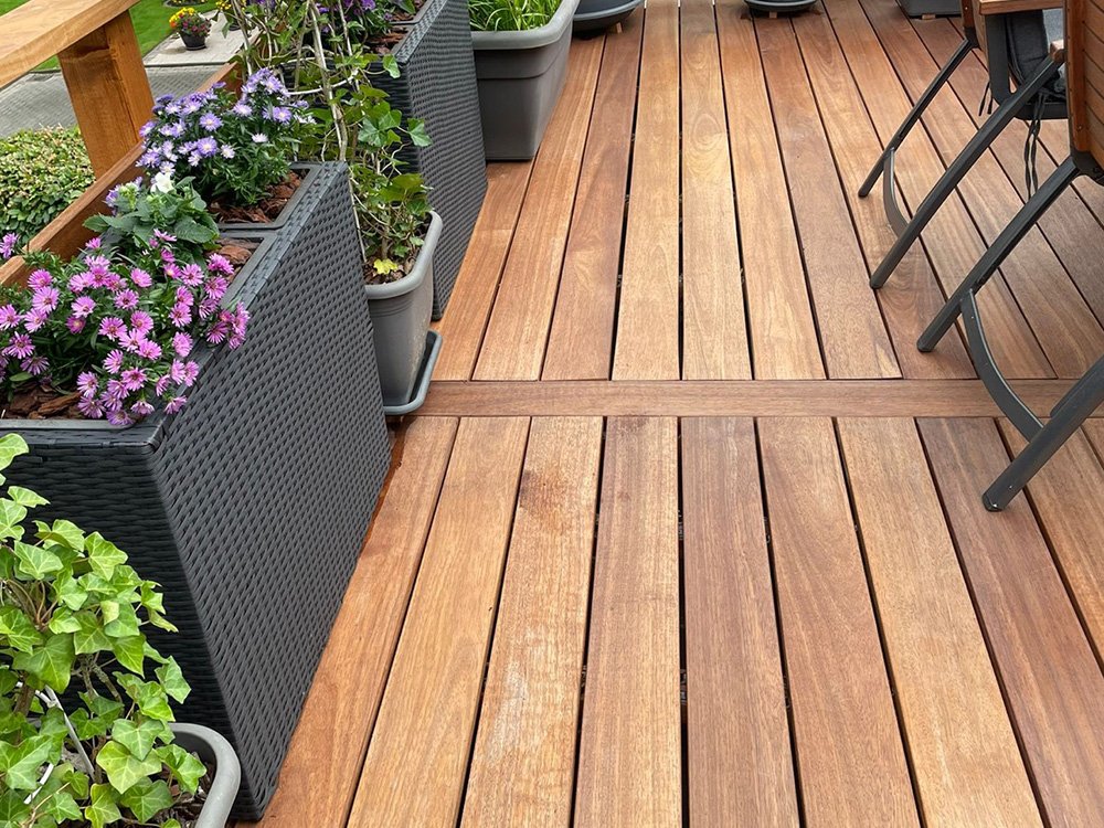 Guyana Teak Terrassendielen Top Qualität