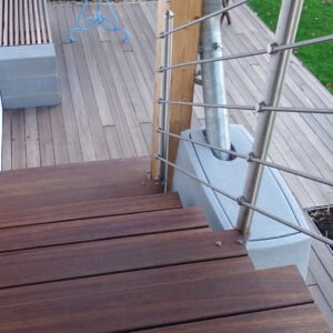 Guyana Teak Terrassendielen Holz Qualität