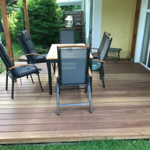 Guyana Teak Terrassendielen Naturholz