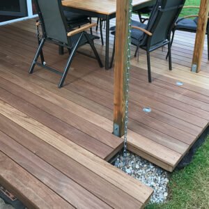 Guyana Teak Terrassendielen Holz