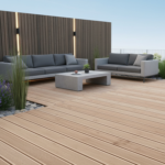 Kanadische Douglasie Terrassendielen, 27×143 mm, KD, fein/fein