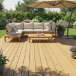 Kanadische Lärche Terrassendielen, 27×142 mm, KD, glatt/glatt