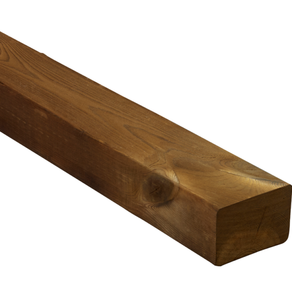 Kebony Character Konstruktionsholz , Kanten gerundet, 4-seitig glatt gehobelt Natur Holz