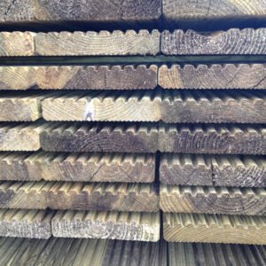 Kiefer Terrassendielen, kesseldruckimprägniert, grün Holz