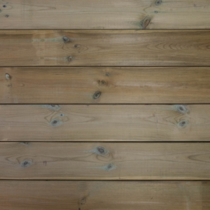 Kiefer Terrassendielen, kesseldruckimprägniert grün, Kanten gefast Natur Holz