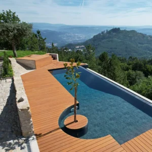 MOSO® Bambus Terrassendielen, Bamboo N-durance®, bombiert, geölt mit Woca, einseitig nutzbar direkt bestellen