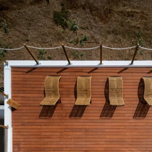 MOSO® Bambus Terrassendielen, Bamboo N-durance®, bombiert, geölt mit Woca, einseitig nutzbar einfach kaufen