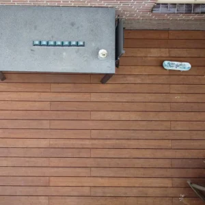 MOSO® Bambus Terrassendielen, Bamboo N-durance®, bombiert, geölt mit Woca, einseitig nutzbar Holz kaufen