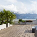 MOSO® Bambus Terrassendielen, 20×155 mm, Bamboo X-treme®, bombiert, gebürstet, geölt mit Woca, einseitig nutzbar