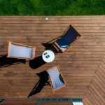 MOSO® Bambus Terrassendielen, 20×155 mm, Bamboo X-treme®, bombiert, geölt mit Woca, einseitig nutzbar
