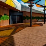 MOSO® Bambus Terrassendielen, 20×155 mm, Bamboo X-treme®, grob/glatt, geölt mit Woca