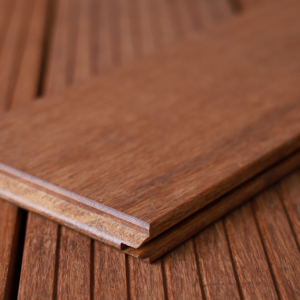 Moso-Bambus Terrassendielen, vorgeölt coffee, 3 Stk./Bund, mineralveredelt, seitlich genutet, stirnseitig Nut & Feder Top Qualität