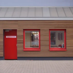 Thermokiefer Rhombusleisten, 20° Schräge, Kanten gerundet Natur Holz