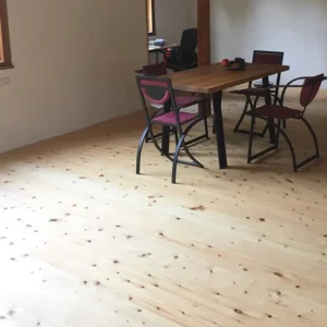 Fichte Schlossdielen, 27×194 mm, Rustikal, rundum Nut & Feder, mit Microfase Deckbreite 180 mm