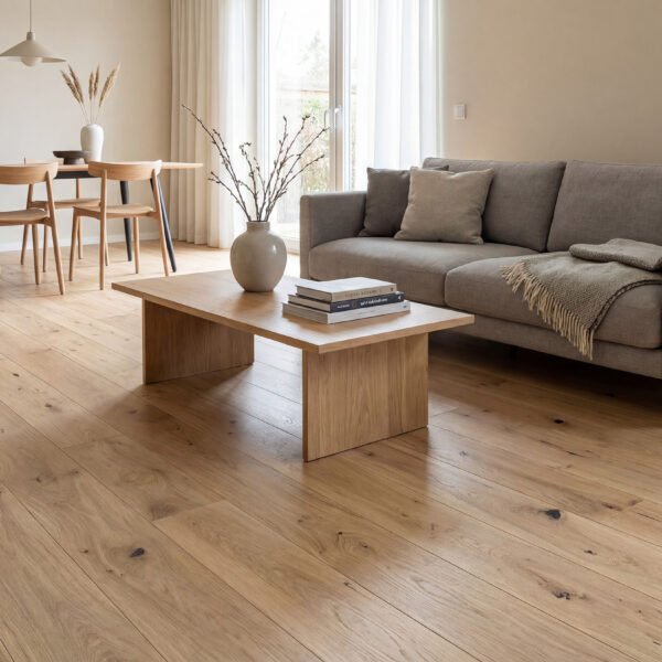 KAHRS Massivholzdielen, Eiche, 15x140x400-1800 mm, braun gespachtelt, roh, geschliffen Holz Qualität