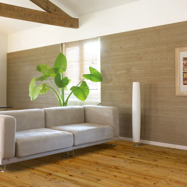 KAHRS Massivholzdielen, Seekiefer, Natur, eiche naturgeölt, gebürstet, rundum Nut & Feder, mit Microfase Holz kaufen