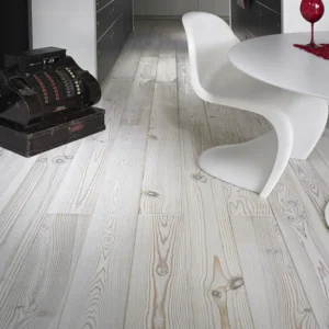 KAHRS Massivholzdielen, Seekiefer, Natur, weiß naturgeölt, gebürstet rundum Nut & Feder, mit Microfase kurze lieferzeit