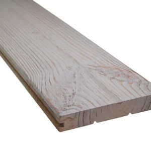 KAHRS Massivholzdielen, Seekiefer, Natur, weiß naturgeölt, gebürstet rundum Nut & Feder, mit Microfase Naturholz