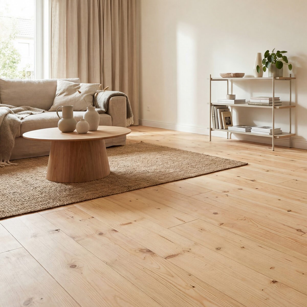 Massivholzdielen, Seekiefer, 21×206 mm, Rustikal, unbehandelt mit Microfase