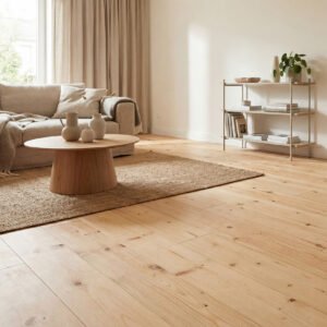 Massivholzdielen, Seekiefer, 21×206 mm, Rustikal, unbehandelt mit Microfase