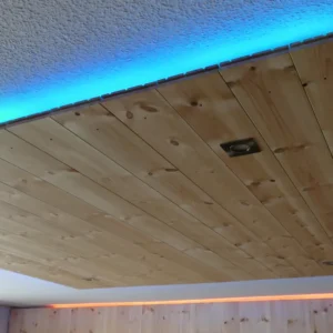 Kiefer Massivholzdielen, Rustikal, rundum Nut & Feder, mit Microfase Deckbreite 132 mm sofort verfügbar