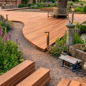 Guyana Ipe Terrassendielen Naturholz