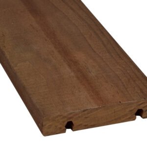 23×118 mm Kebony Clear Terrassendielen, QLICK, glatt, Kanten gerundet