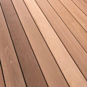25×145 mm Bangkirai Terrassendielen KD, glatt/glatt