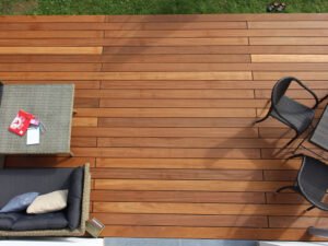 14x Bangkirai Terrassendielen, 21×145 mm, KD, glatt/glatt, *PREMIUM* 4880mm (68 lfm)