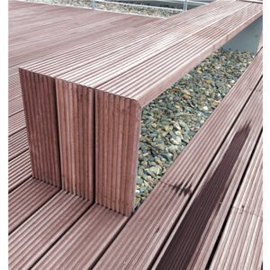 Bongossi Terrassendielen, Sichtseite grob, 3-seitig egalisiert direkt kaufen