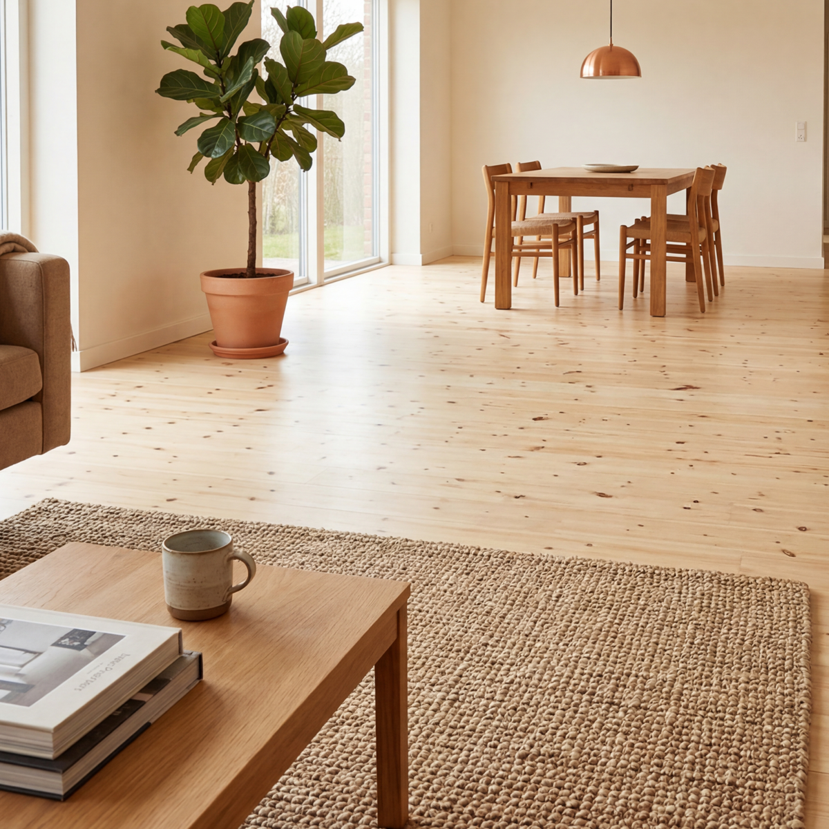 Fichte Massivholzdielen, 21×144 mm, Rustikal, rundum Nut & Feder, mit Microfase Deckbreite 132 mm