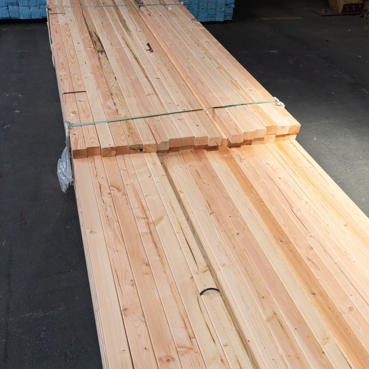 Kanadische Douglasie Konstruktionsholz, 45×60 mm, KD, 4-seitig glatt